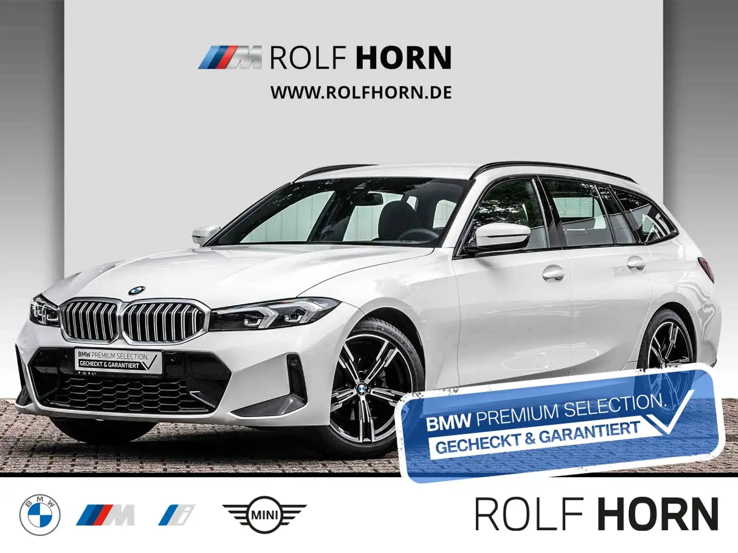 BMW 318 i Touring M Sportpaket Navi AHK PDC LED Klima Weiß - 1