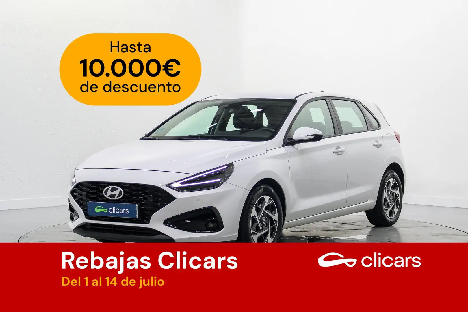 Hyundai i30 1.0 TGDI Klass 48V 100 Blanco - 1