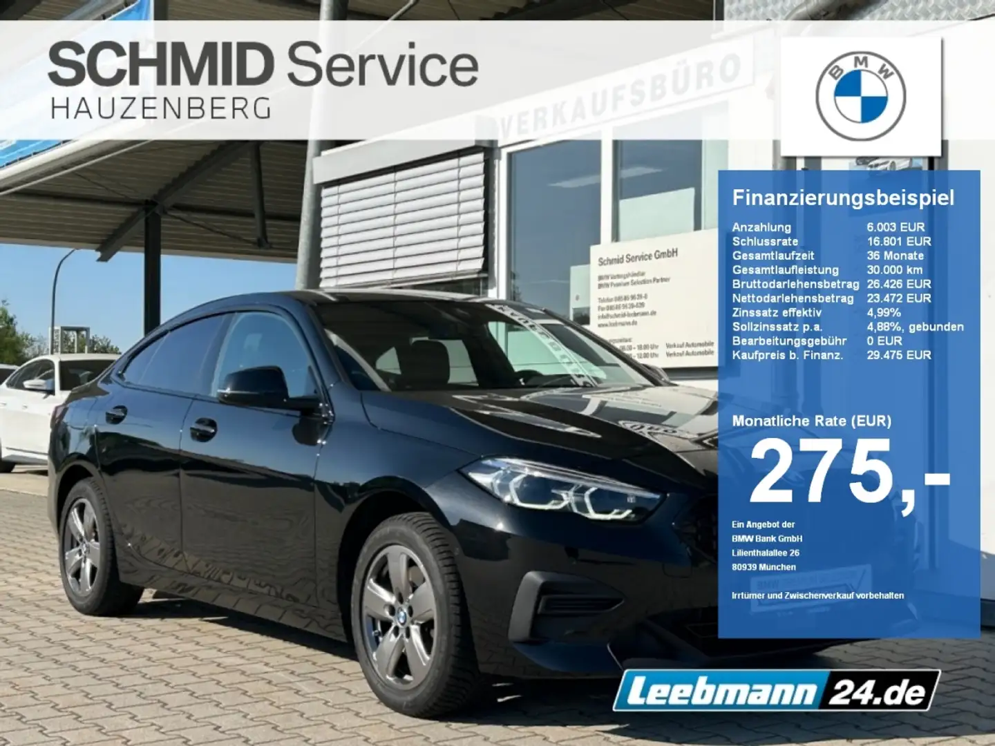 BMW 218 d Gran Coupe Adv. AHK/RFK 2 JAHRE GARANTIE Noir - 1