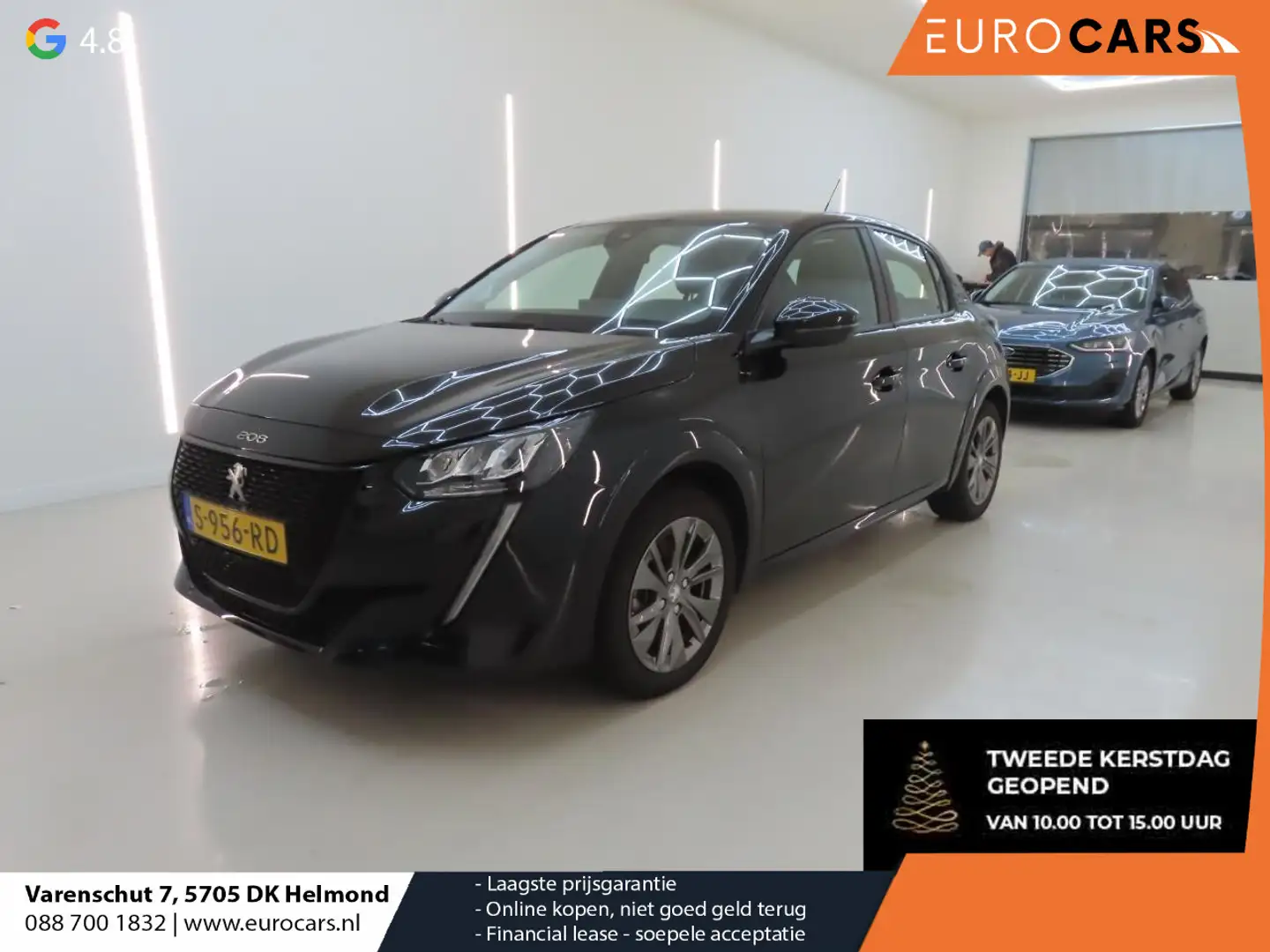 Peugeot e-208 EV Active Pack 50 kWh SOH 100% Airco Navi Carplay Noir - 1