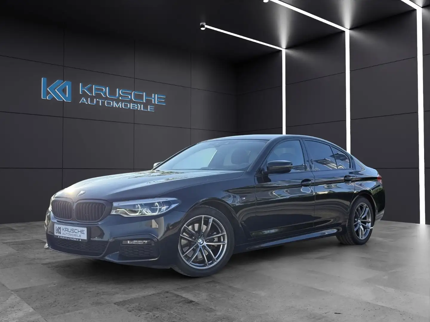 BMW 520 d Lim A G30 MPORT*RFK*NAVIPROF*HUD*BMWSCHECKH Schwarz - 1