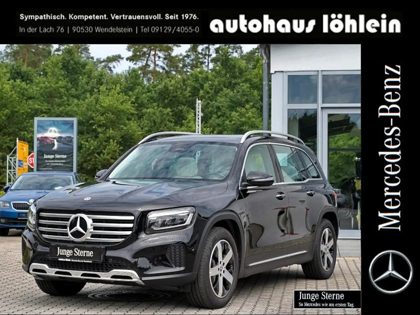 Mercedes-Benz GLB 200 Progressive ADV+ PANO+AHK+EL-HECK+STHZG+ Zwart - 1