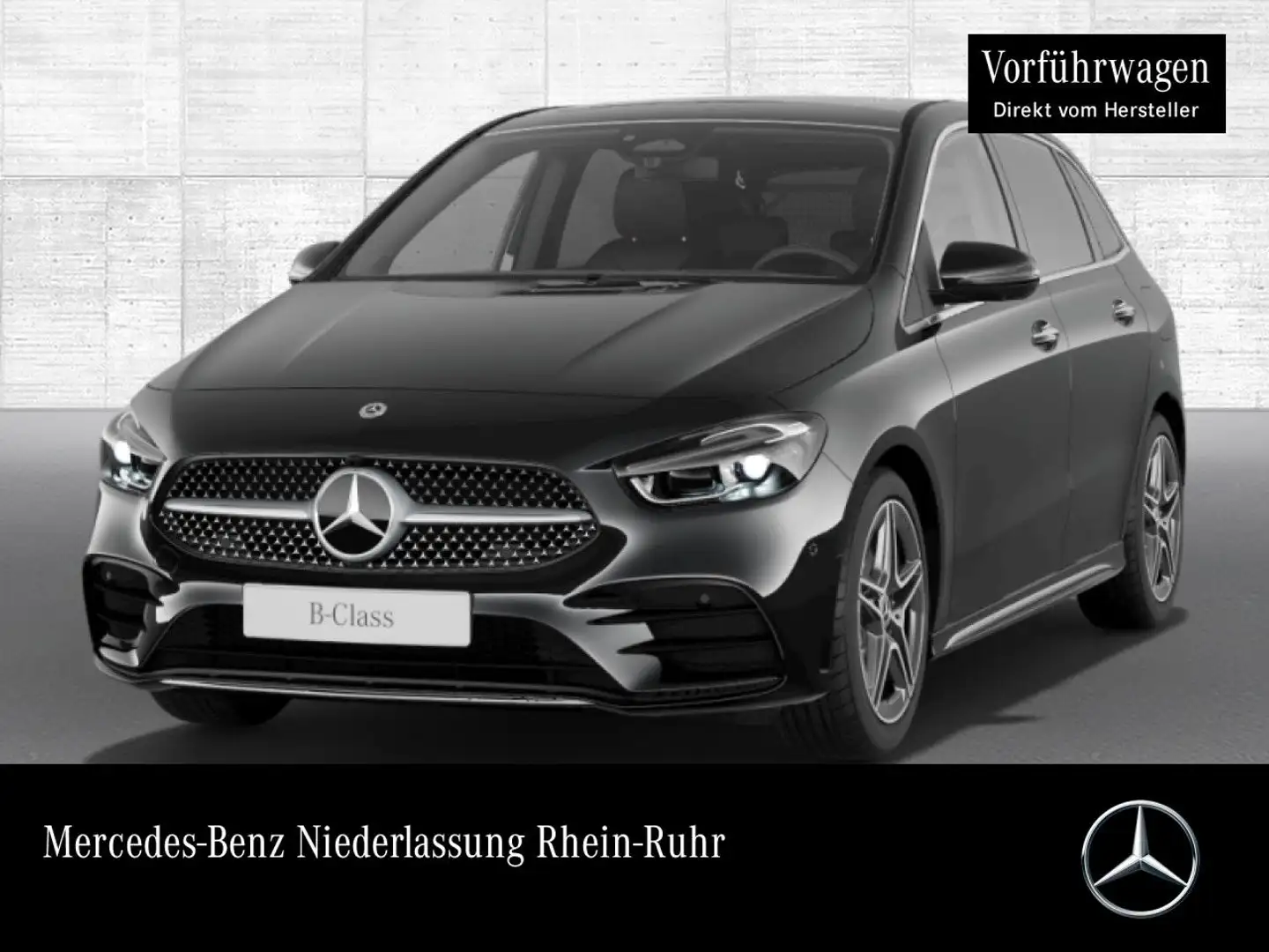 Mercedes-Benz B 220 4M AMG+PANO+360°+AHK+MULTIBEAM+HUD+TOTW+8G Negru - 1
