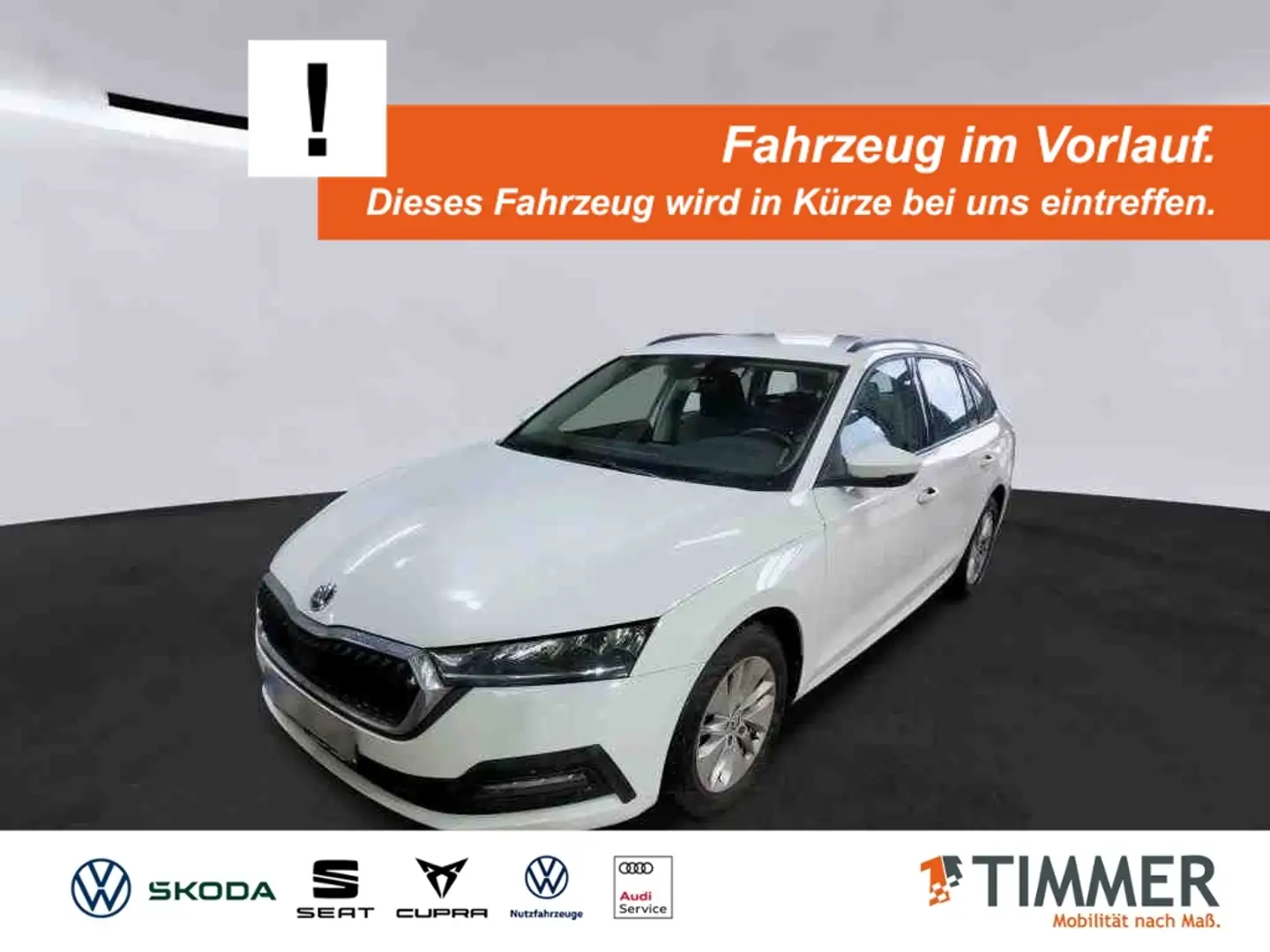 Skoda Octavia Combi 2.0 TDI +LED +ACC +RKAM +NAVI +SHZ +ALU +AP Blanc - 1