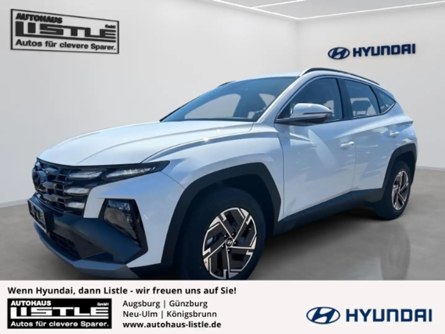 Hyundai TUCSON Select Hybrid 2WD 1.6 T-GDI EU6e Navi Digitales Co Blanc - 1