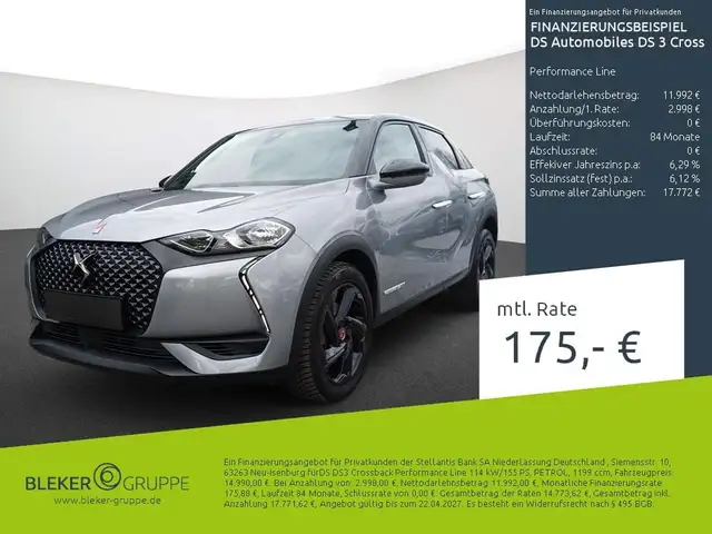 DS Automobiles DS 3 Crossback Performance Line