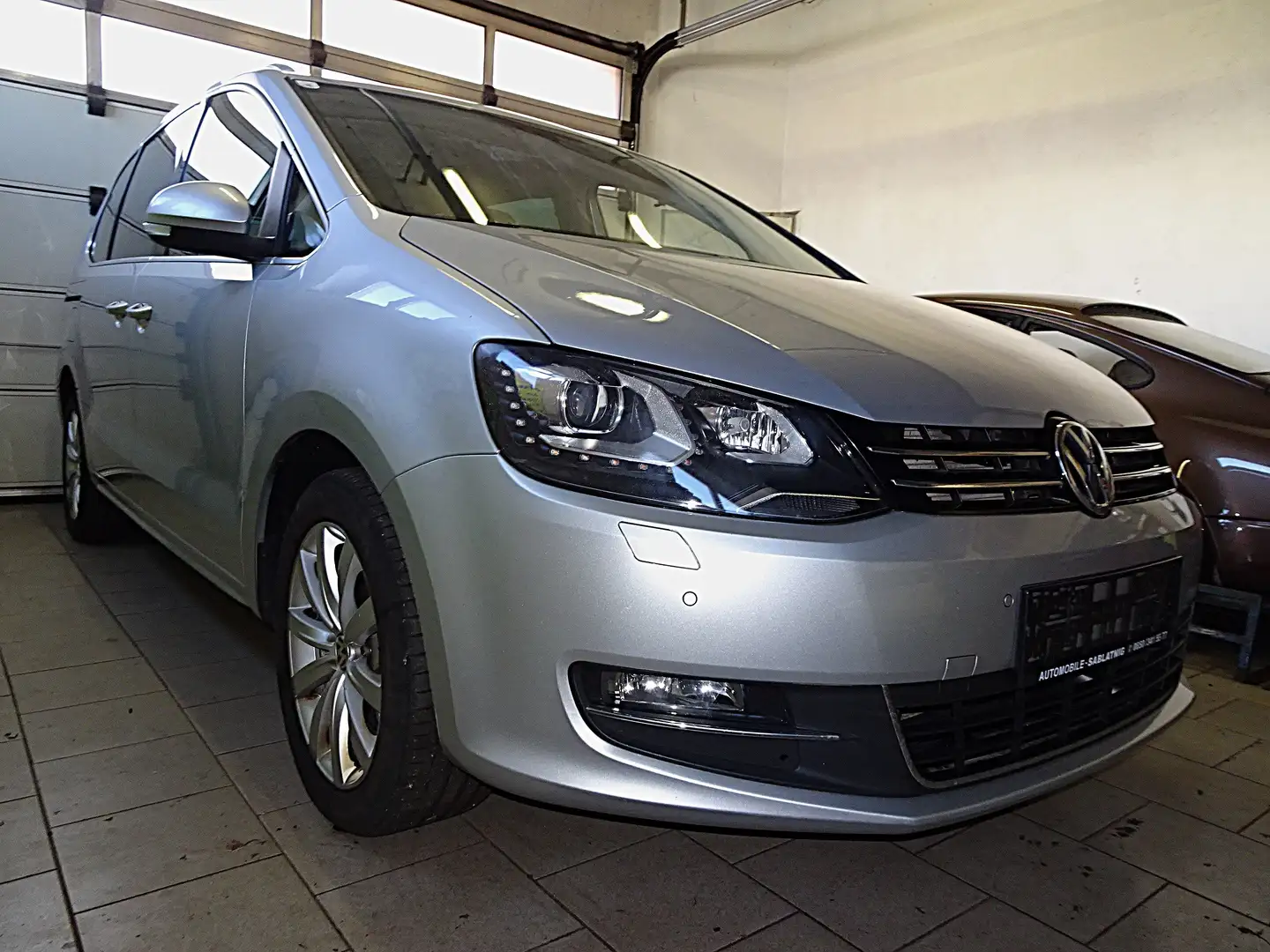 Volkswagen Sharan Highline BMT 4Motion Pano, Standheizung Argent - 2