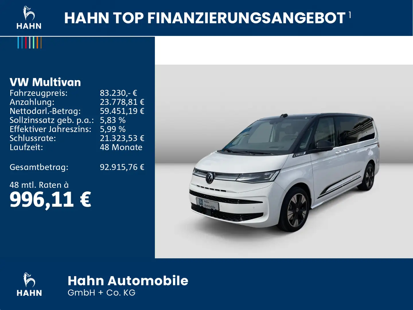 Volkswagen T7 Multivan T7 Multivan EDITION LÜ 1,5l eHybrid 180kW 4MOT D Weiß - 2