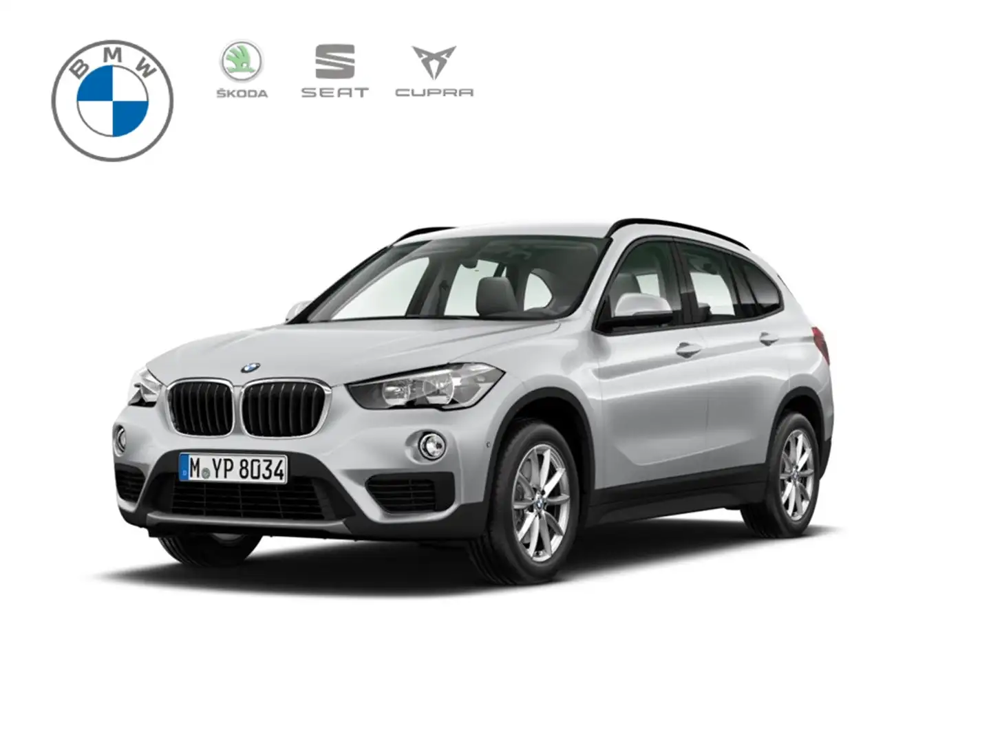 BMW X1 sDrive 20 i Advantage AHK-abnehmbar Navi LED El. H Silber - 1
