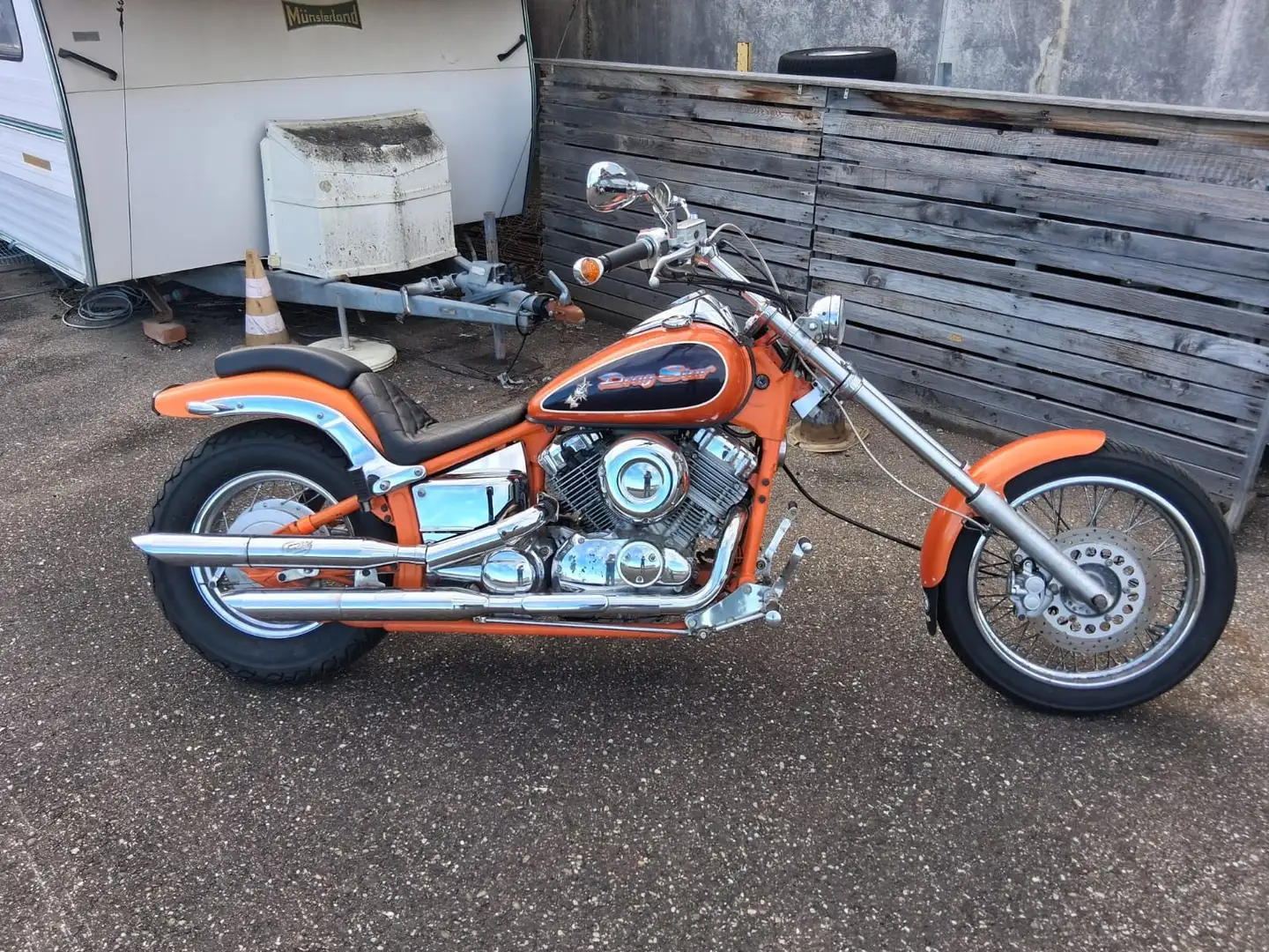 Yamaha XVS 650 Portocaliu - 1