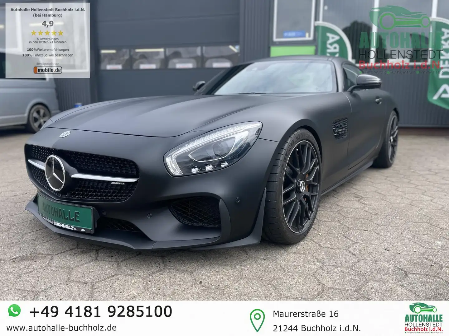 Mercedes-Benz AMG GT 's~Coupe Edition 1~AreoPak~Perf.~Burmeister~ Night Schwarz - 1