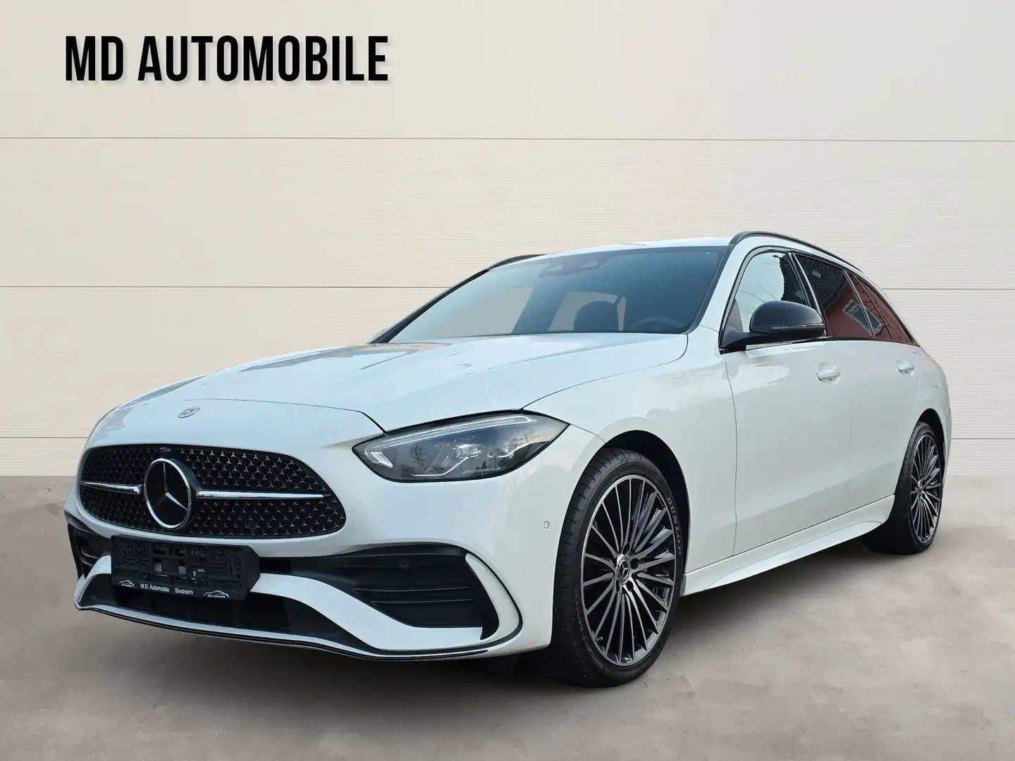 Mercedes-Benz C 300 e AMG Line Weiß - 1