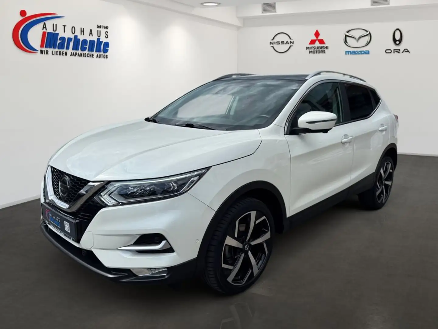 Nissan Qashqai 1.3 DIG-T TEKNA Blanco - 1