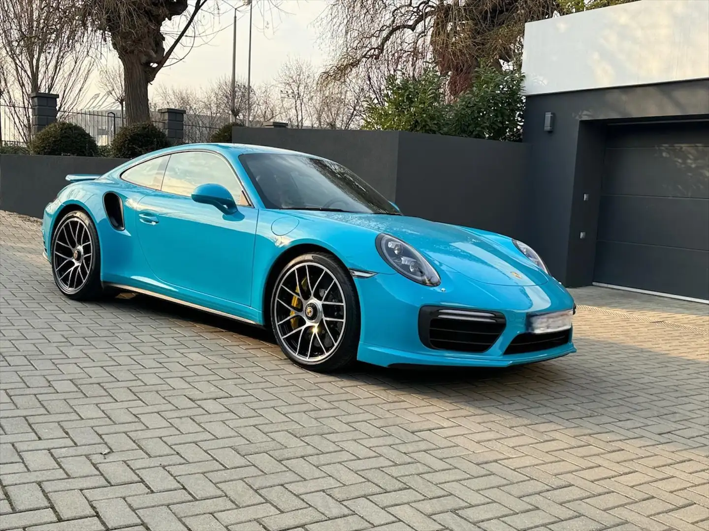Porsche 911 Turbo S*Miami Blue*Lift* Bleu - 2