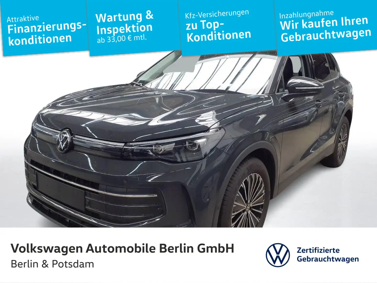 Volkswagen Tiguan 1.5eTSI DSG Life NAVI AHK LED KAMERA Grau - 1