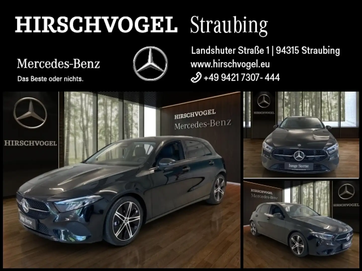 Mercedes-Benz A 200 d Progressive-Line+Night+MBUX+Navi-Pr.+LED Noir - 1