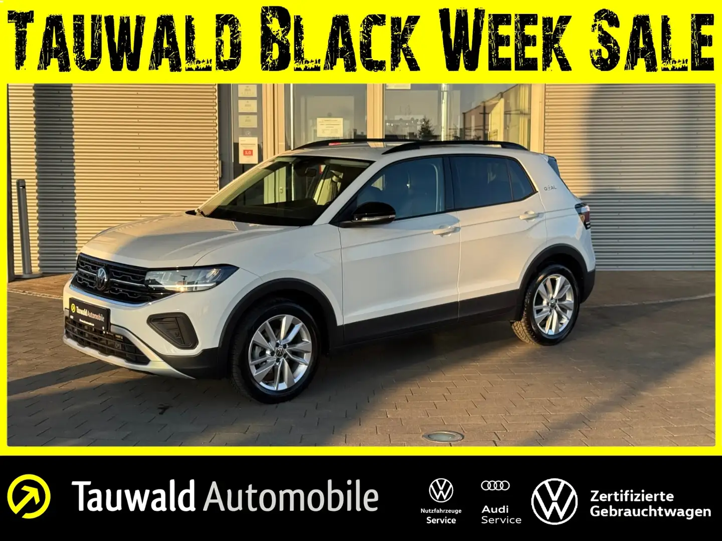 Volkswagen T-Cross 1.0 TSI Life APP/ACC/NAVI/ALLSEASON Weiß - 1