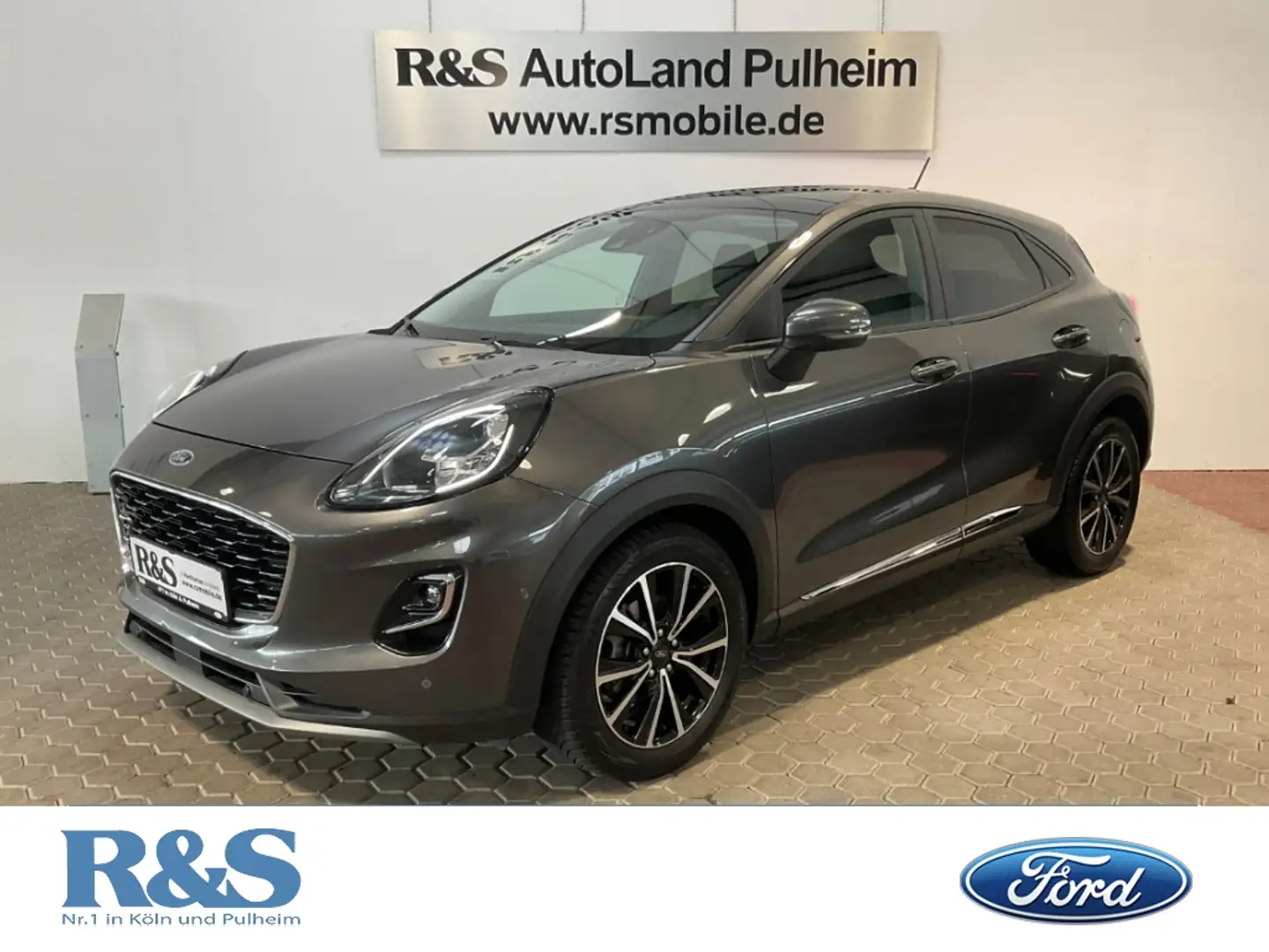 Ford Puma Titanium+Automatik+Pano+Kamera+KeyFree+Navi Grigio - 1