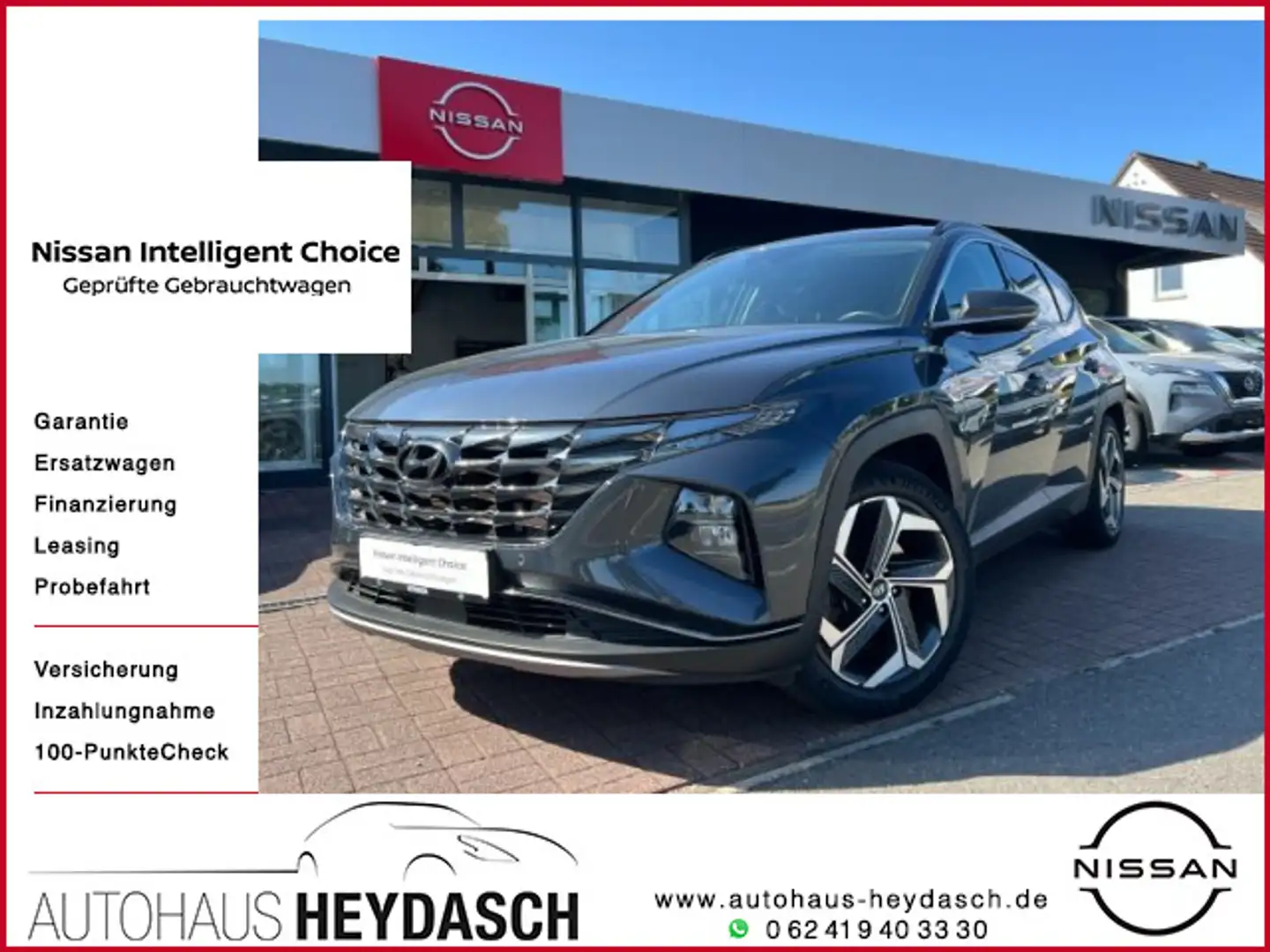 Hyundai TUCSON Prime Hybrid 4WD *Sitzlüftung*Leder* Gris - 1