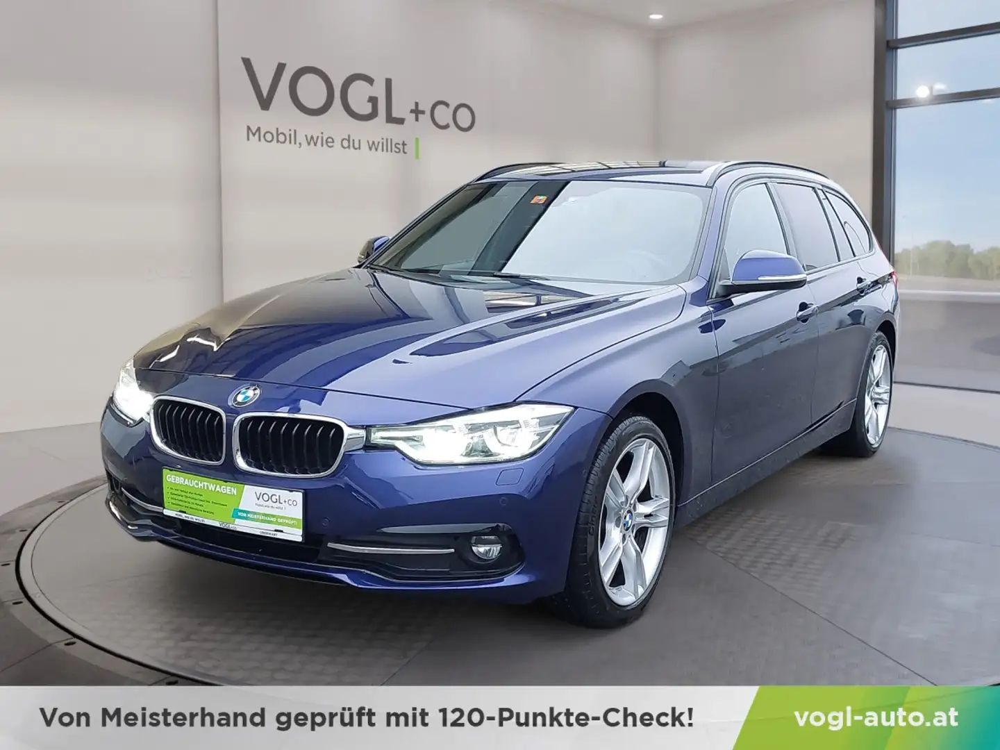BMW 320 d xDrive Touring Sport Line Aut. Bleu - 1