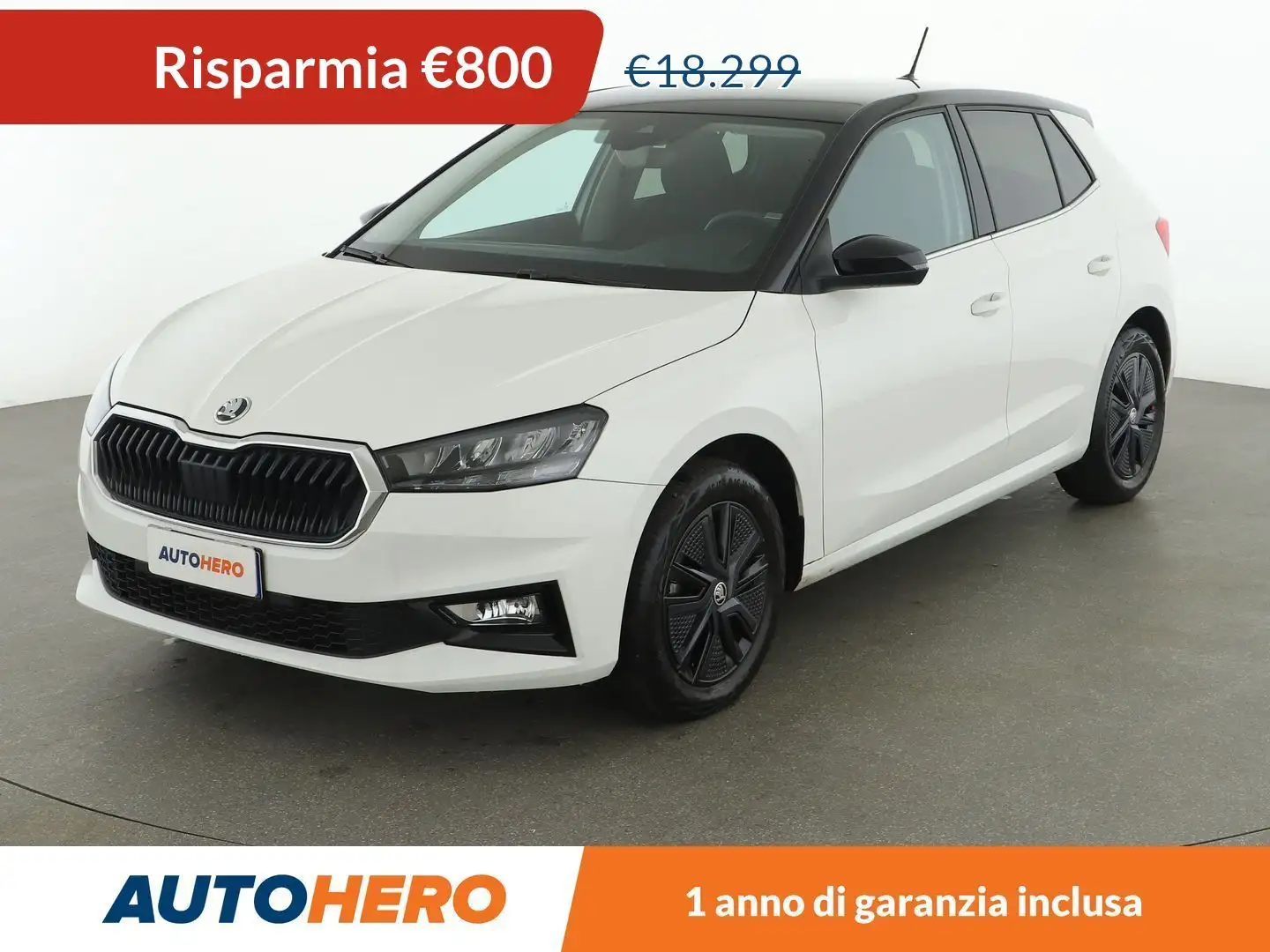 Skoda Fabia 1.0 TSI Style 95 CV Bianco - 1