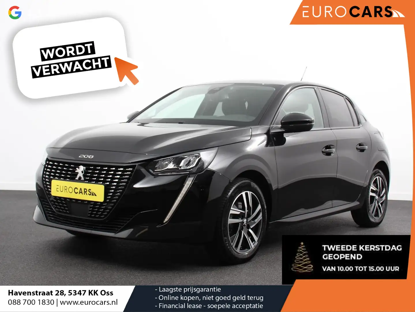Peugeot 208 1.2 PureTech Allure Pack Apple Carplay / Android A Noir - 1