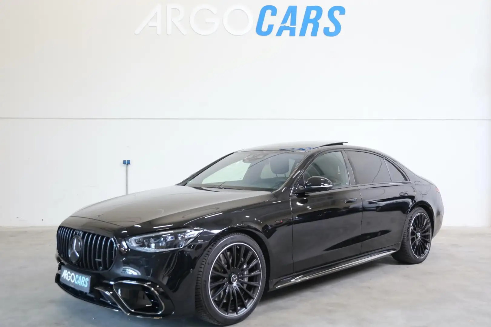 Mercedes-Benz S 63 AMG S E S63e LANG PERFORMANCE 4 Matic+ 802PK ACHTERASB Zwart - 1