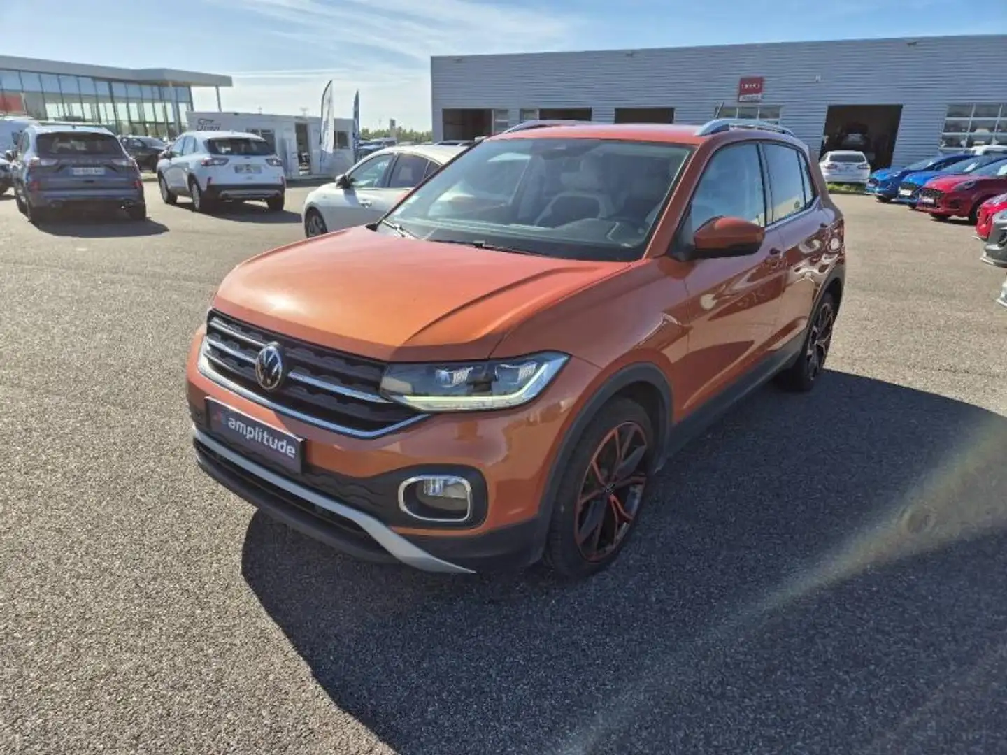 Volkswagen T-Cross 1.0 TSI 115ch Carat DSG7 Orange - 1