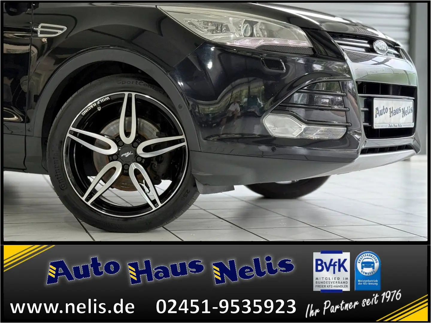 Ford Kuga 2.0 TDCi Titanium 4x4 Autom. Keyless Bi-Xen Schwarz - 2