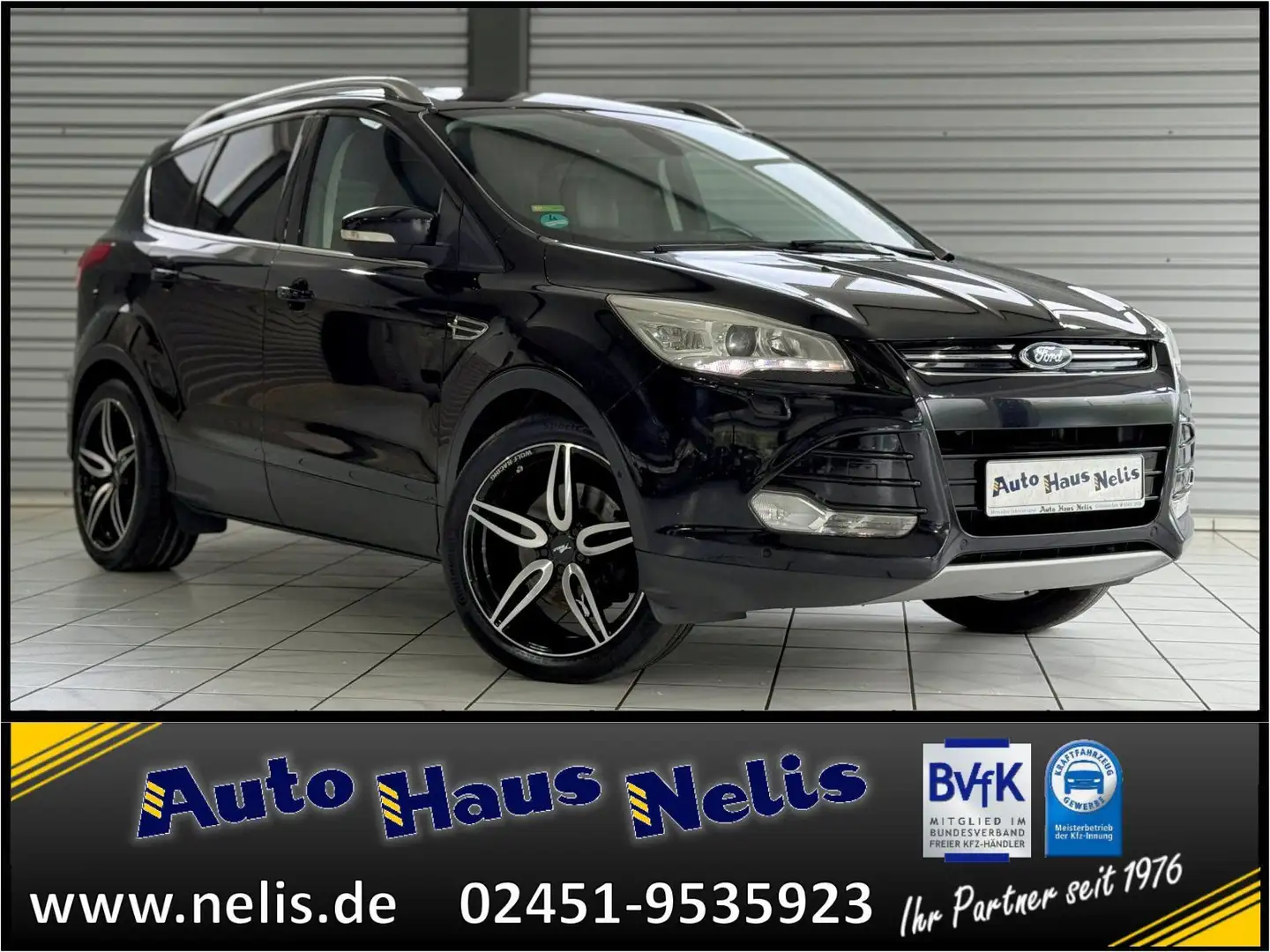 Ford Kuga 2.0 TDCi Titanium 4x4 Autom. Keyless Bi-Xen Schwarz - 1