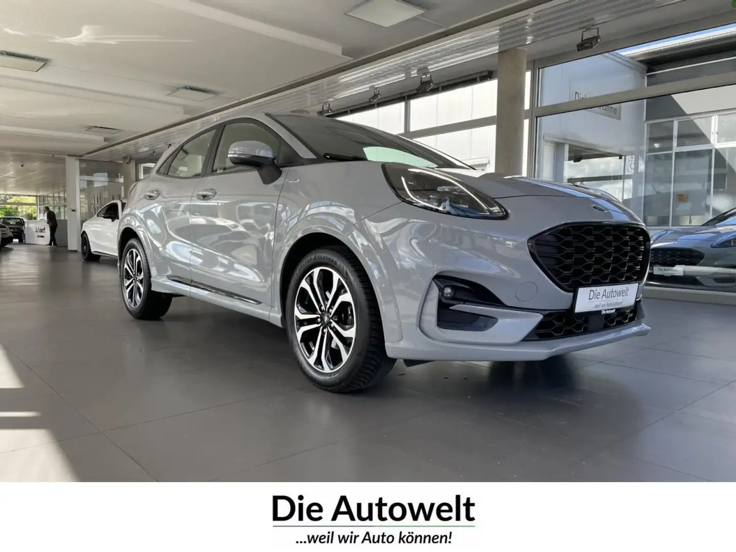 Ford Puma ST-Line 1.0 ECOBOOST NAVI LED GRA SHZG PDC Klima Grau - 1