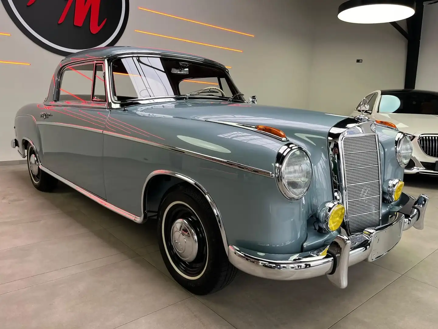 Mercedes-Benz 220 SE Panton Coupe*Note 1-*Komplett restauriert Blau - 1