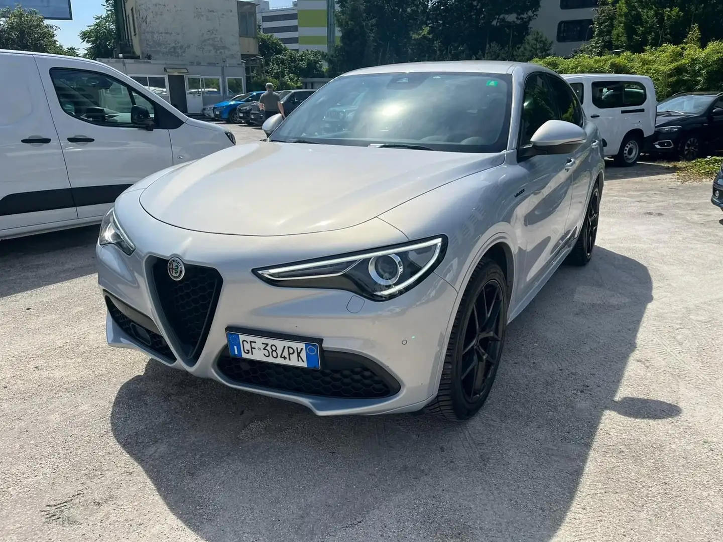 Alfa Romeo Stelvio 2.2 Turbodiesel 210 CV AT8 Q4 Veloce Bianco - 1