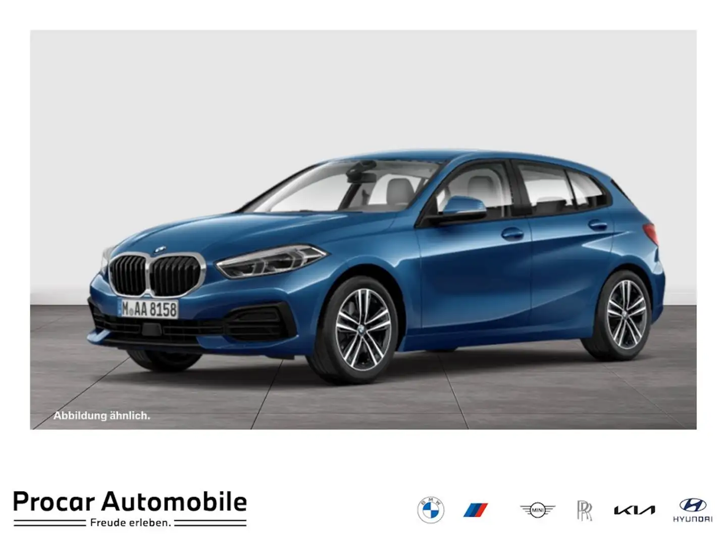 BMW 118 i NAVI LED PDC V+H DAB Tempomat Sitzheiz. Blau - 1