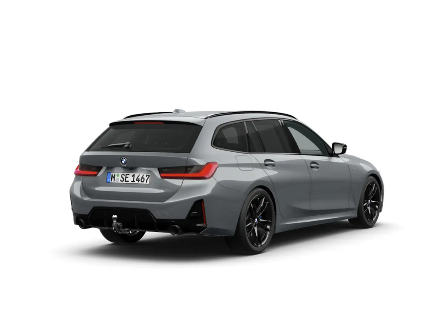 BMW 320 d Touring xDrive M-Sport AHK STANDHZ PANO Grau - 2