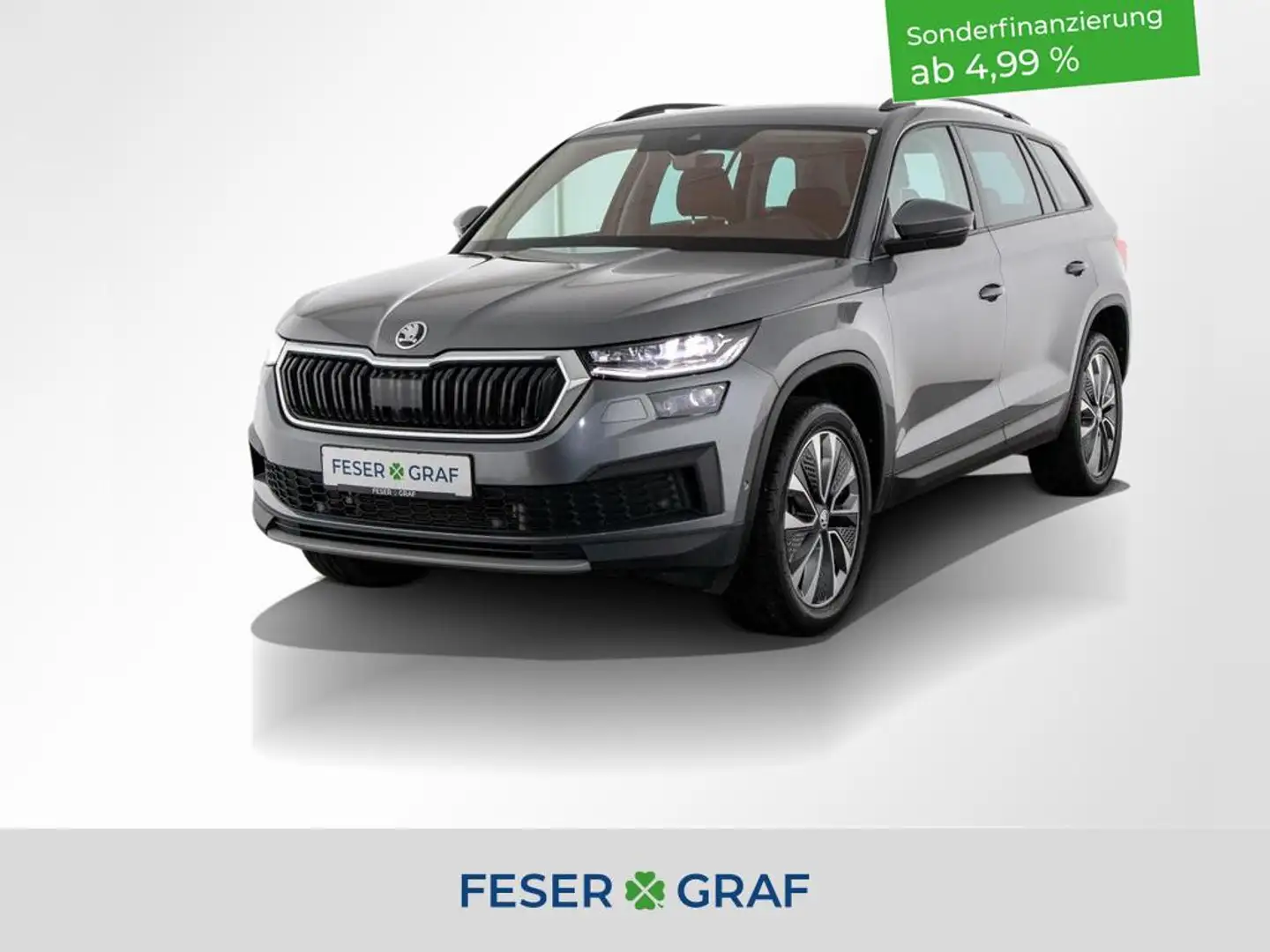 Skoda Kodiaq 2.0 TDI Ambition 4x4 DSG AHK / LED / DAB / Kamera Grau - 1