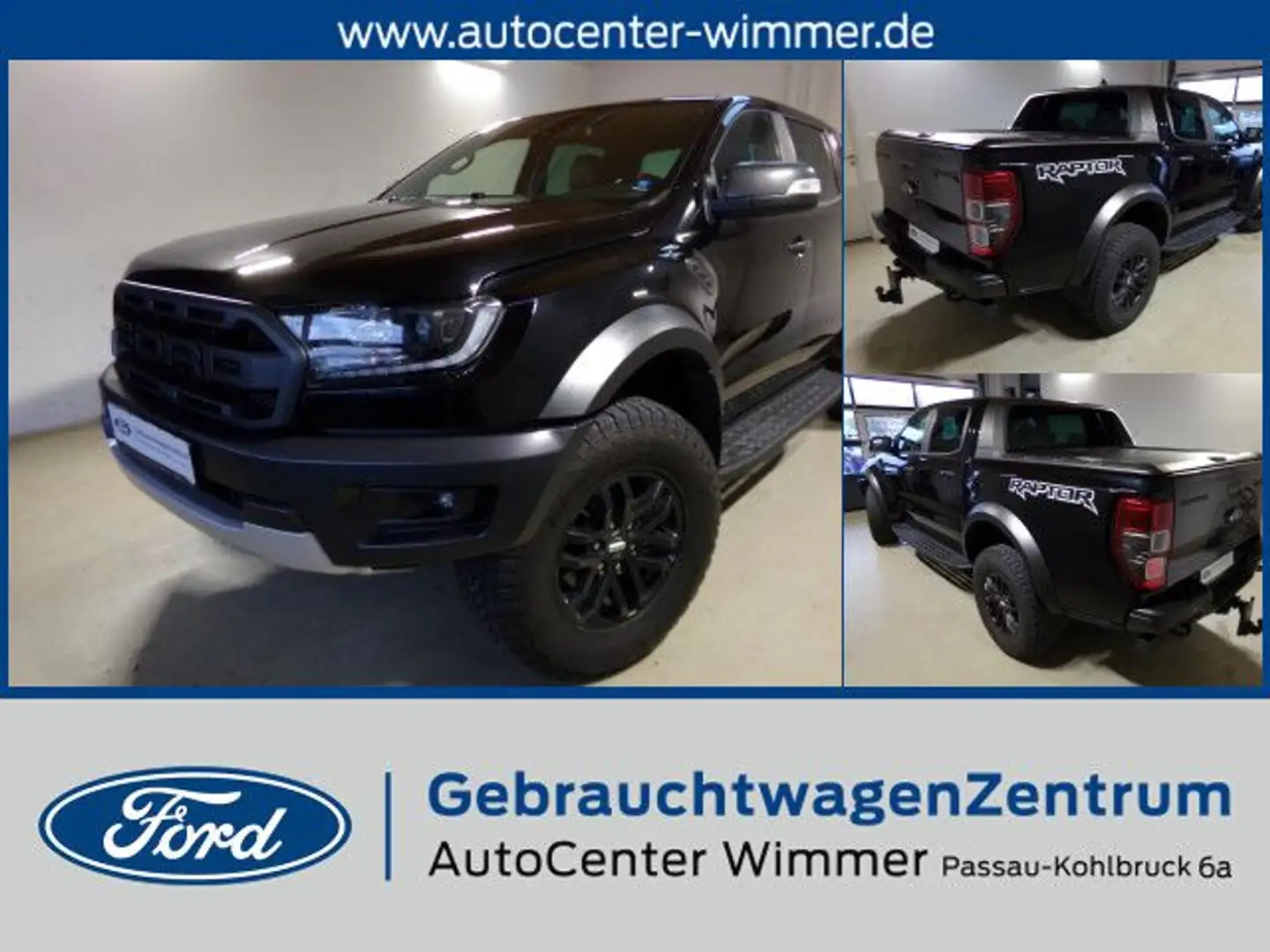 Ford Raptor 2.0 TDCI DOKA 4x4 Noir - 1