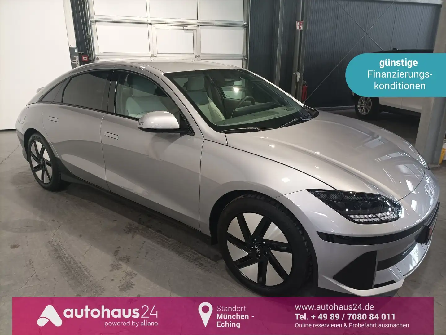 Hyundai IONIQ 6 Techniq-Paket LED|Navi|Leder|Kamera Stříbrná - 1