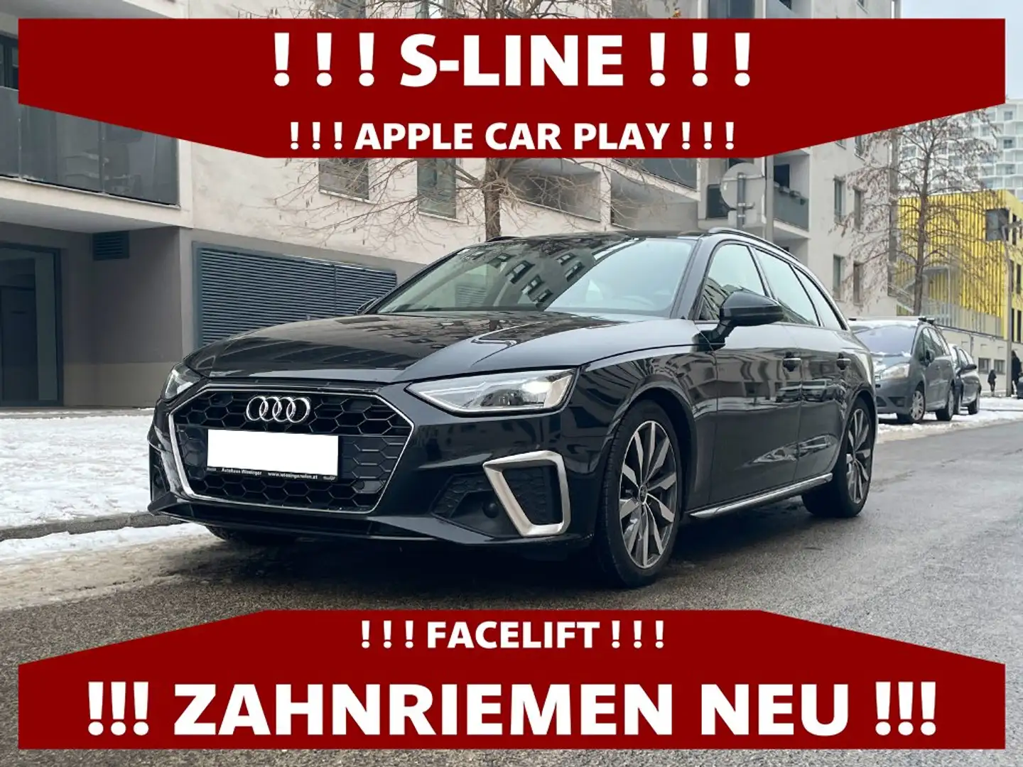 Audi A4 30 TDI | FACELIFT | S-LINE | ZAHNRIEMEN NEU Schwarz - 1