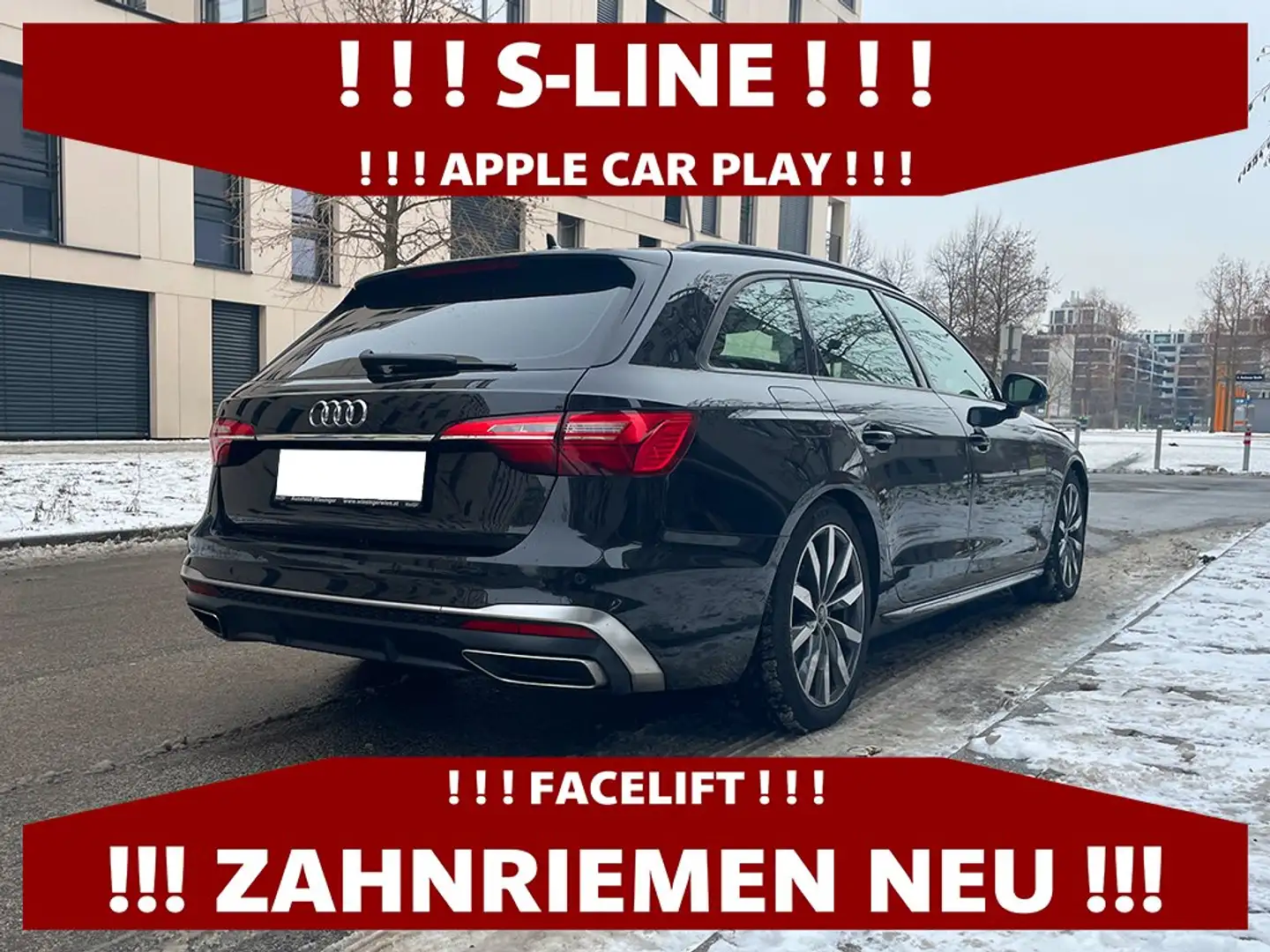 Audi A4 30 TDI | FACELIFT | S-LINE | ZAHNRIEMEN NEU Schwarz - 2