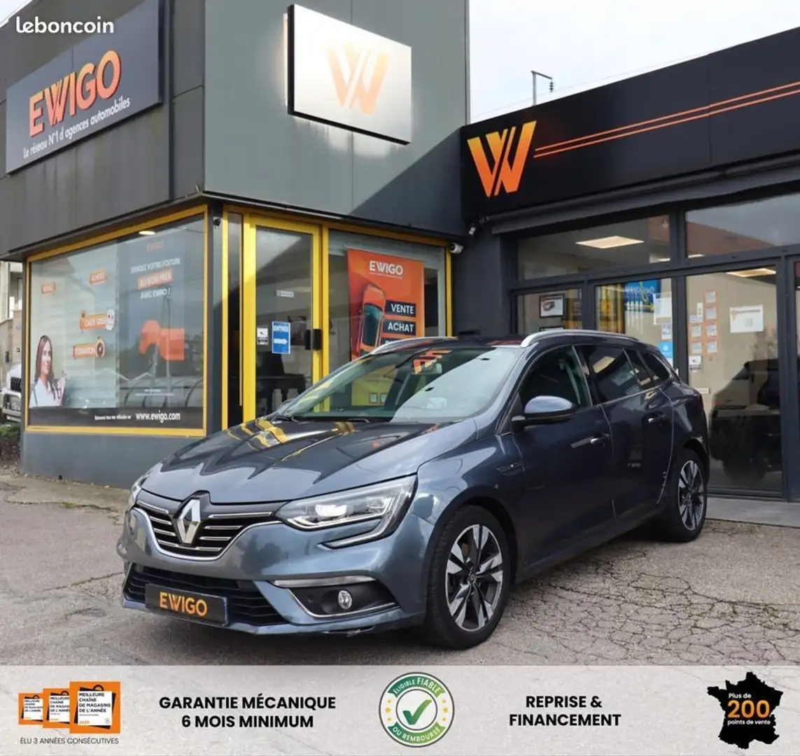 Renault Megane ESTATE 1.3 TCE 160 CH INTENS BVA EDC CARPLAY CAMÉRA DE RECUL Gris - 1