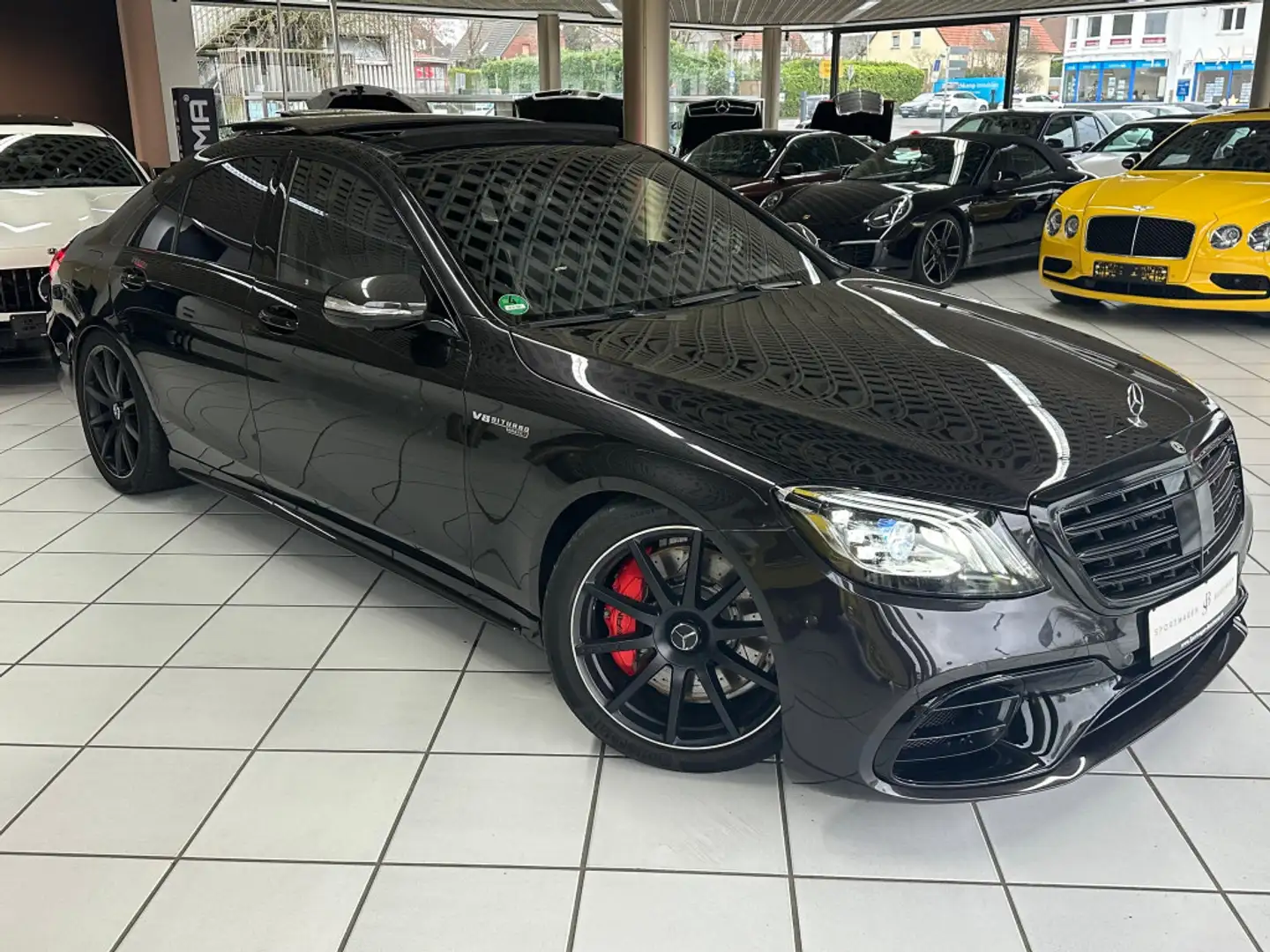 Mercedes-Benz S 63 AMG CARBON BURM CHAFFEUR TV PANO 360° 20 Nero - 2