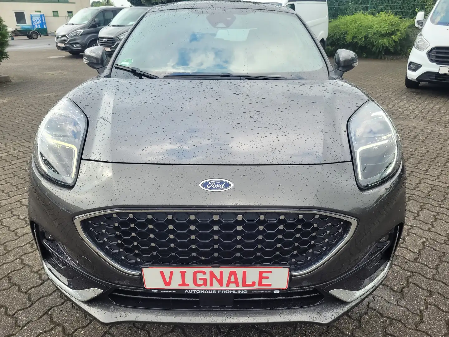 Ford Puma 1.0 EcoBoost ST-Line Vignale Aut.+PANO+SHZ+AHK+ Grau - 2