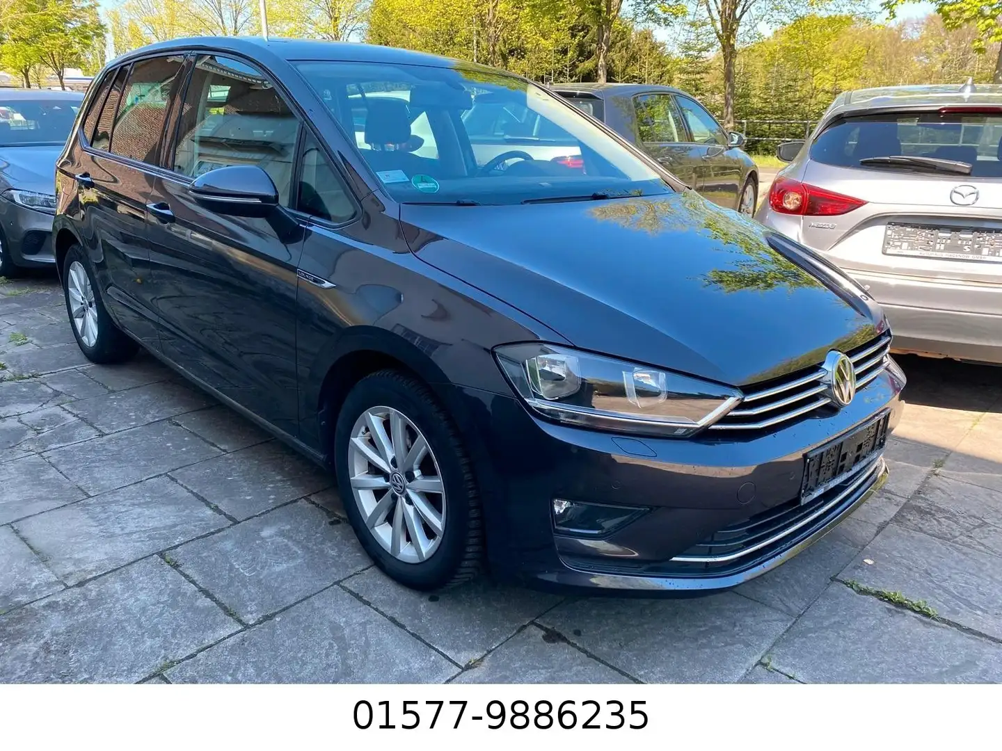 Volkswagen Golf Sportsvan 1.2 TSI Navi RCam Ahk Noir - 2