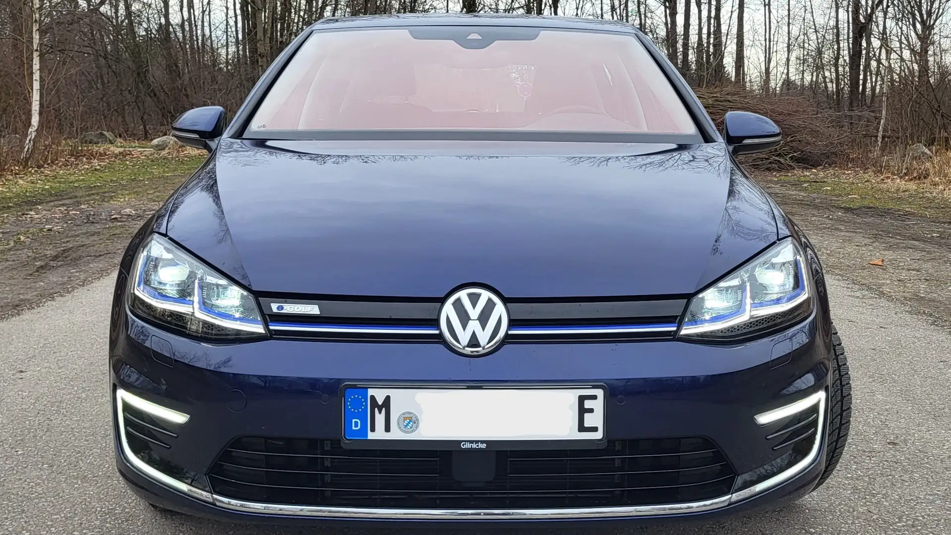 Volkswagen e-Golf Golf VII e-Golf CCS/Wärmepumpe/Winterräder Blau - 2
