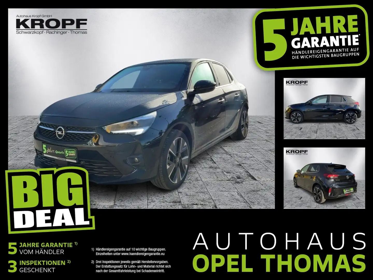 Opel Corsa F e GS Line FIN ab 2,99% LED+Navi+SHZ+LM Schwarz - 1