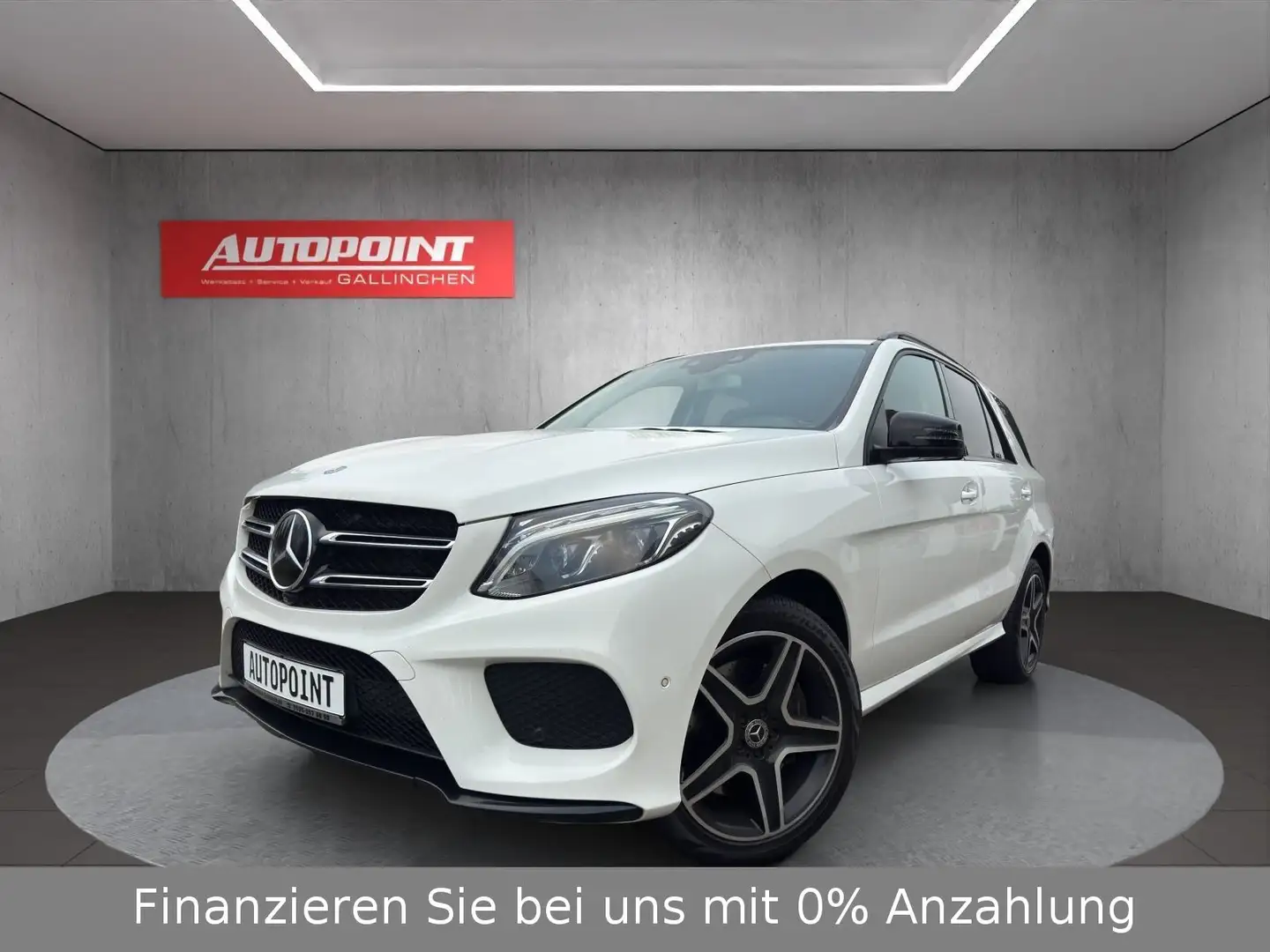 Mercedes-Benz GLE 500 4Matic AMG-Line Head Up mit Historie MB Bianco - 1