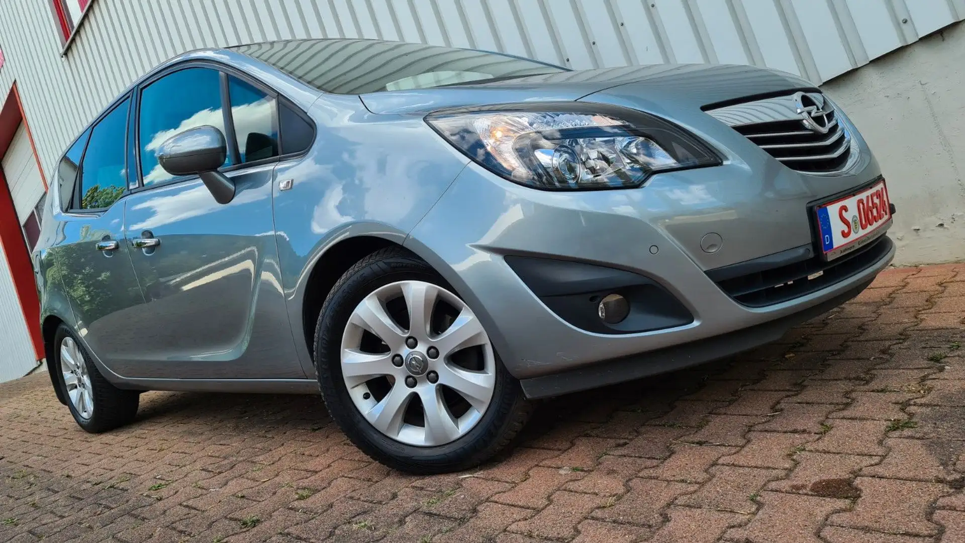 Opel Meriva +TÜV +GARANTIE+PANO+LEDER+PARKS+SITZH Grau - 2