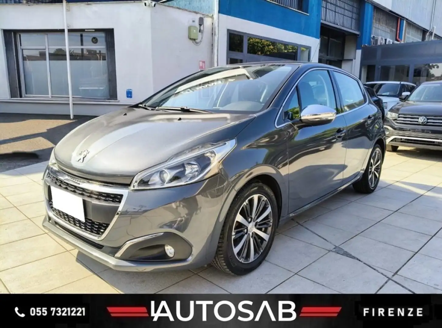 Peugeot 208 BlueHDi 75 Allure Unico Propr. Neopatentati Gris - 1