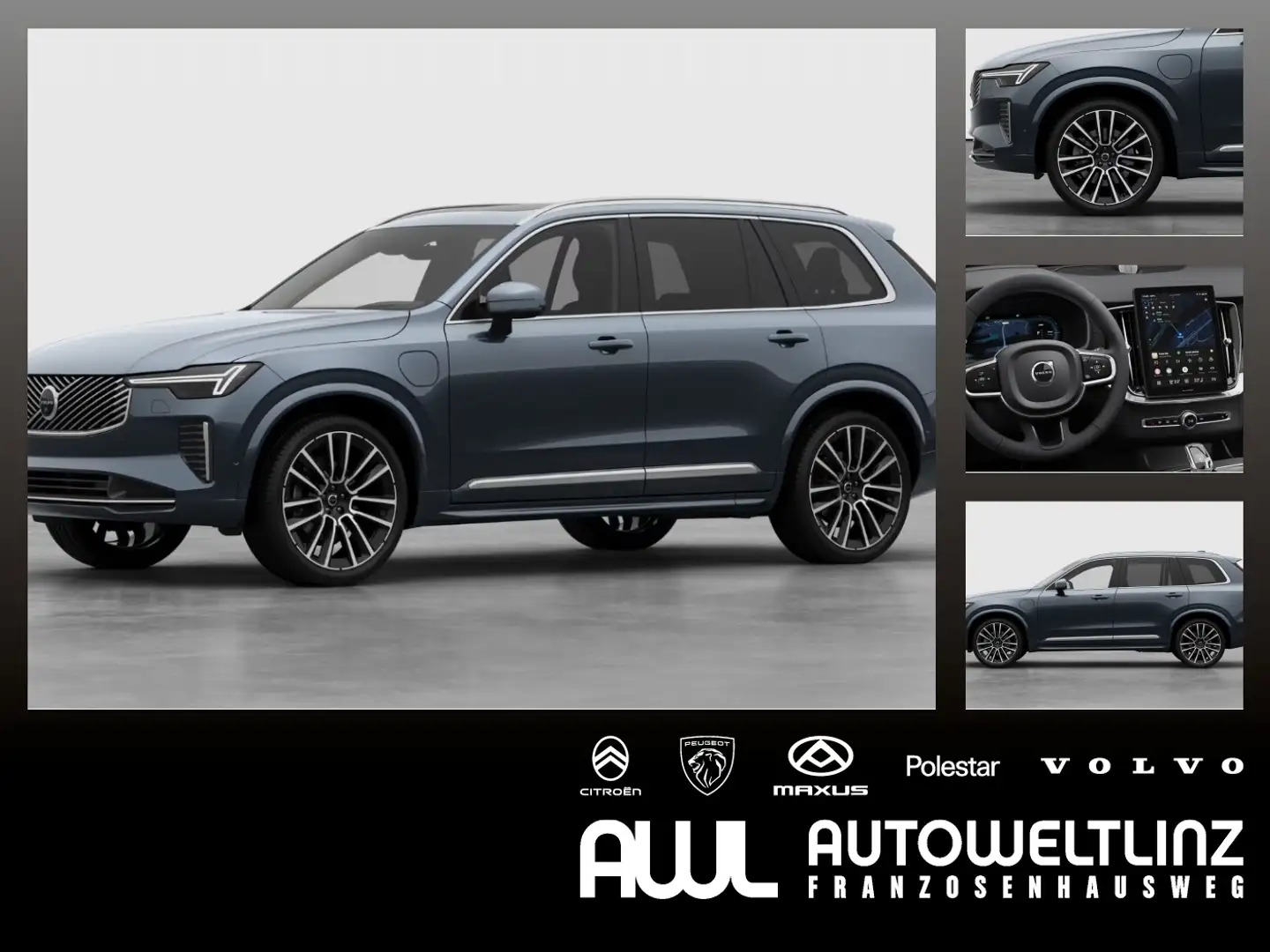 Volvo XC90 T8  AWD PHEV Ultra Bright Bleu - 1
